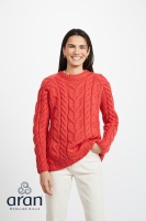 Ladies Supersoft Merino Aran Pullover